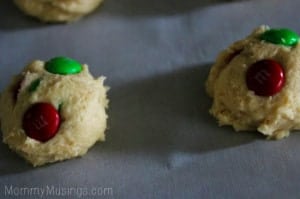 M&M Christmas Cookies Recipe