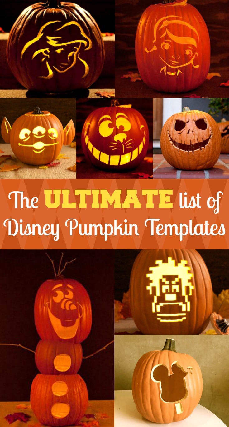 Disney Pumpkin Carving Templates