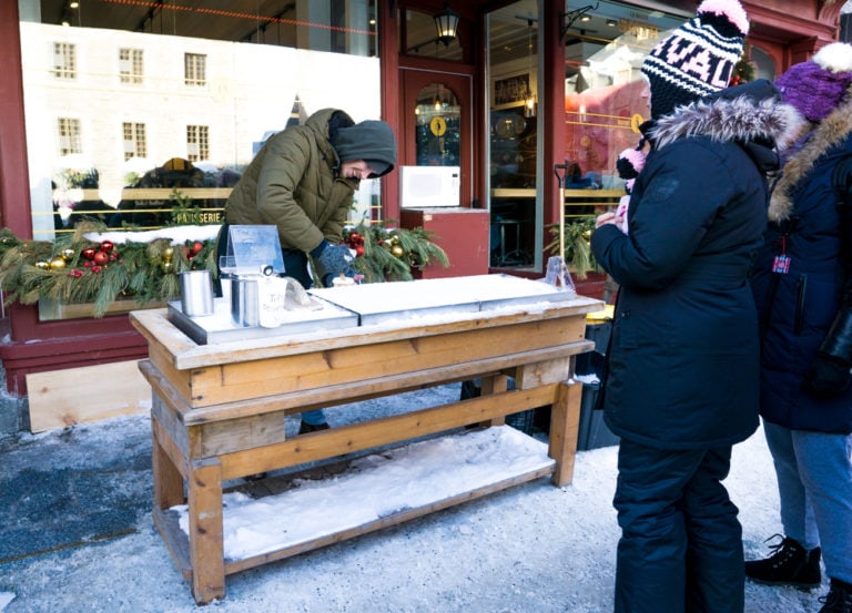 Quebec City Winter Carnival Food