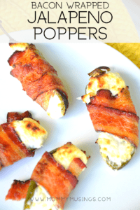 Bacon Wrapped Jalapeno Poppers