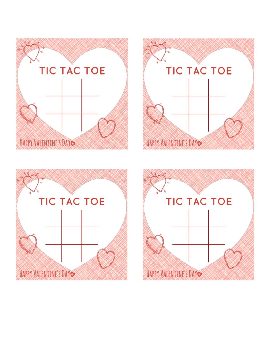 You Rock Valentine Tic Tac Toe  Tic tac toe, Tic tac toe free, Tic tac toe  board