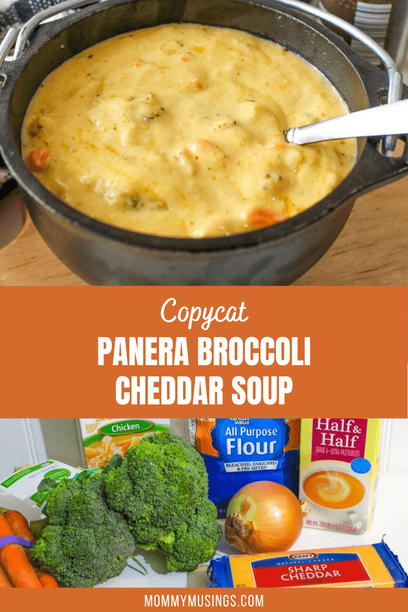 Copycat Panera Broccoli Cheddar Soup Recipe - MommyMusings.com