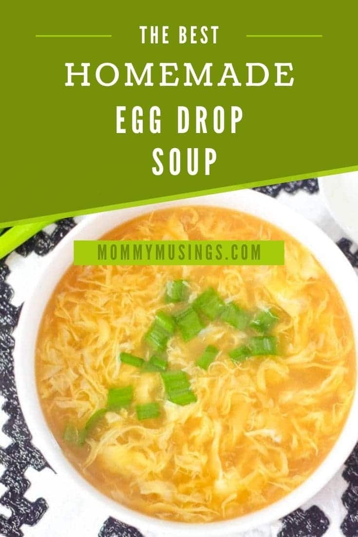 10 Minute Homemade Egg Drop Soup Recipe