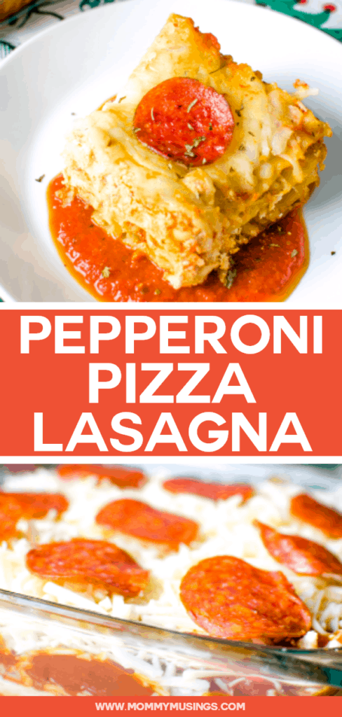 Easy Pepperoni Pizza Lasagna Recipe