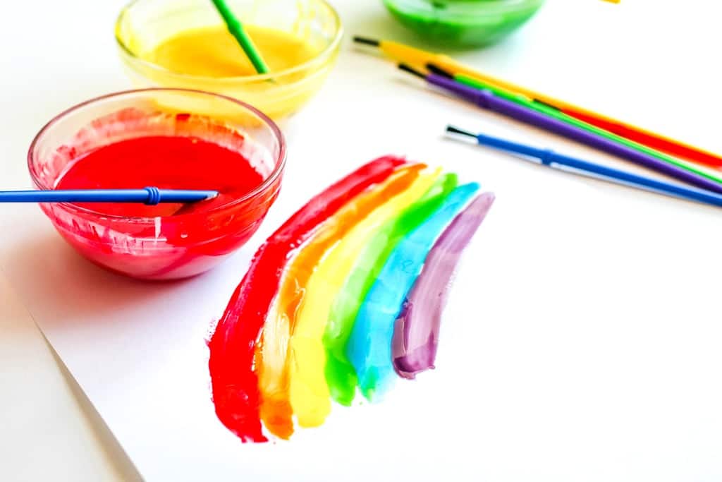 Edible Paint For Baby Finger Paint - Fun with Mama