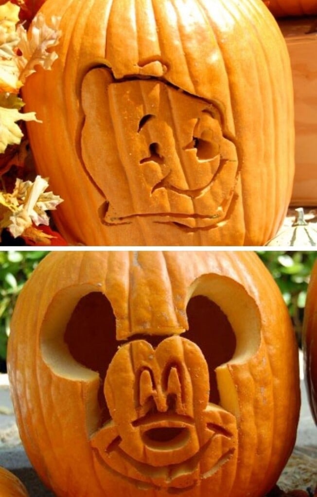 Disney Belle Pumpkin Stencils