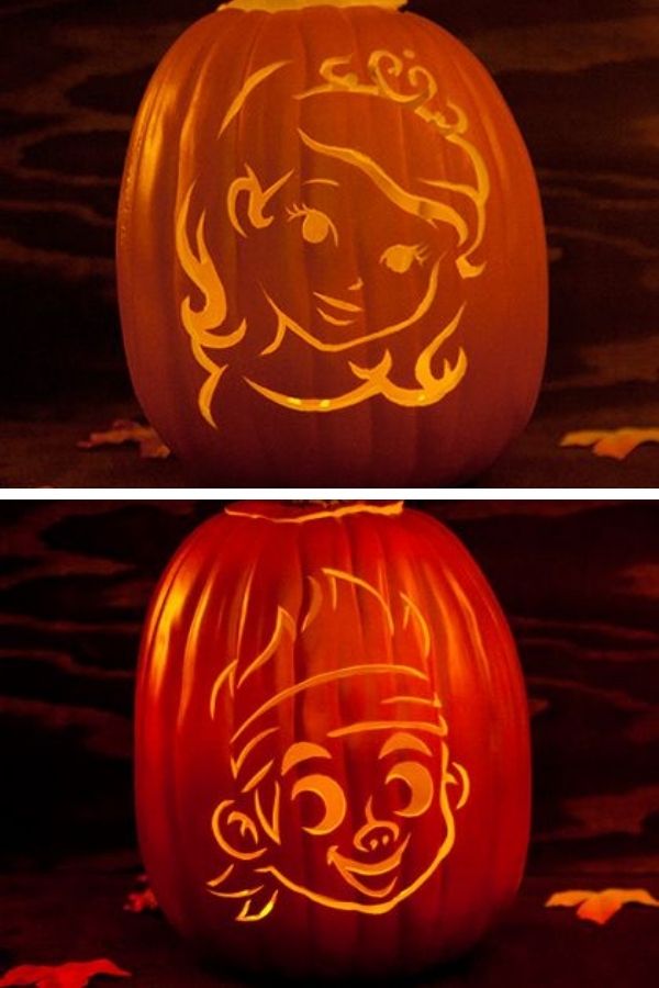 100+ Disney Pumpkin Stencils and Disney Pumpkin Carving Templates