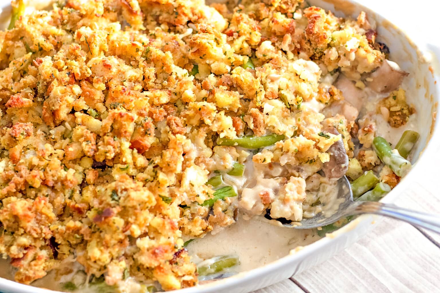 Chicken Stuffing Casserole Recipe - Mommy Musings