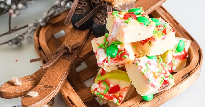 3-Ingredient Christmas Grinch Fudge