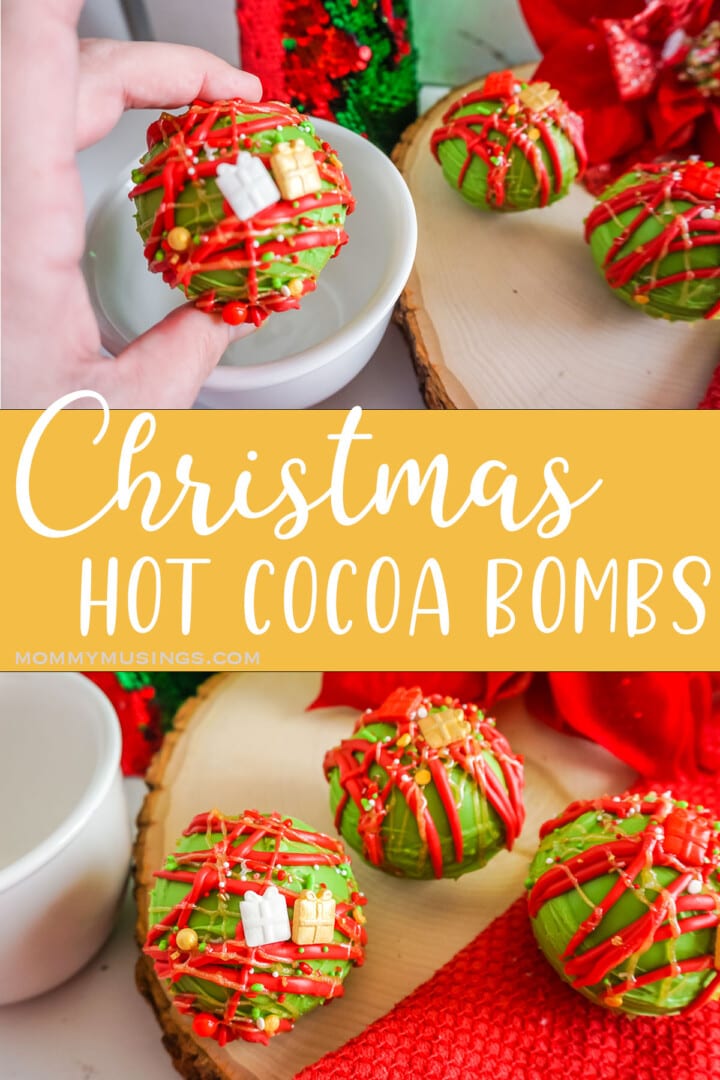 christmas hot cocoa bombs