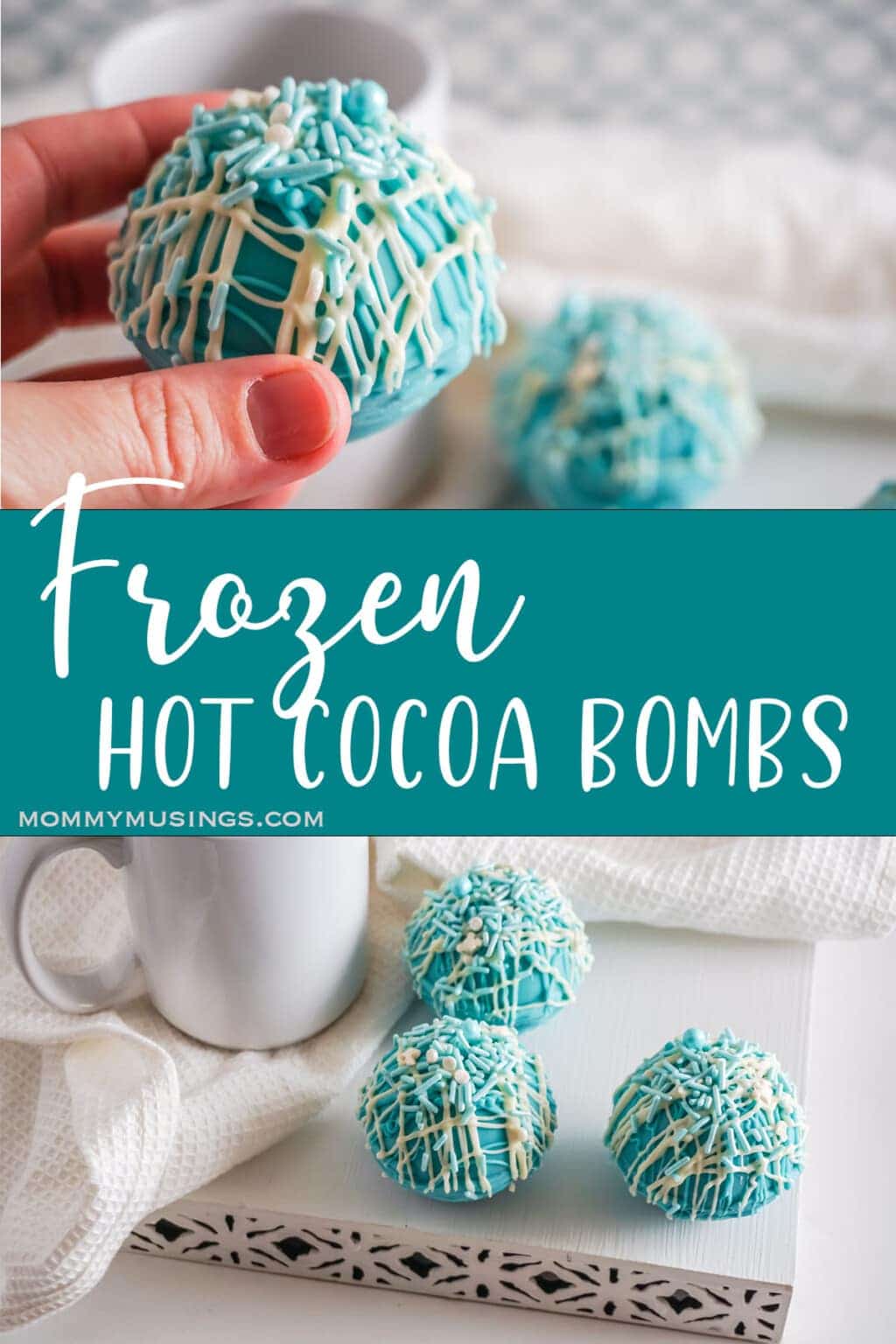 Frozen Hot Cocoa Bombs