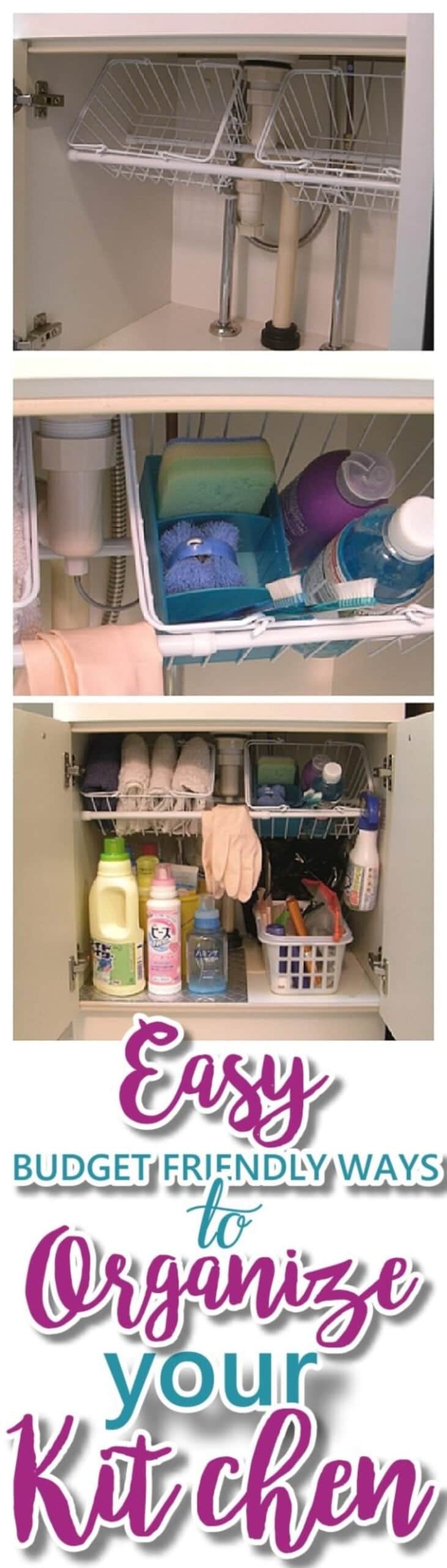 37+ Ideas Model Kitchen Cabinets That is Simple - Neat Fast  Under the  sink organization, Kitchen organization diy, Kitchen cabinet organization