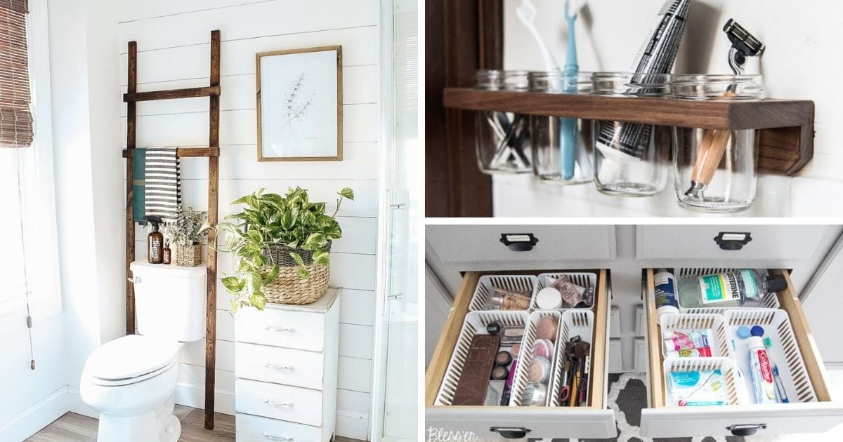15 Frugal Organization Ideas for Small Bathrooms - Welcome to the Family  Table®