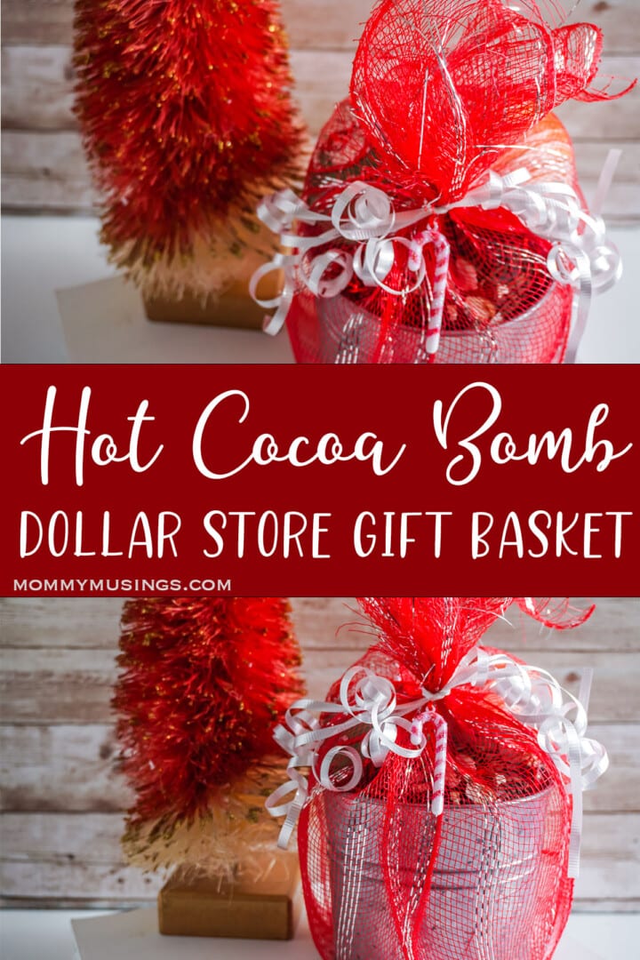 Dollar Store Hot Cocoa Bomb Neighbor Gift Set