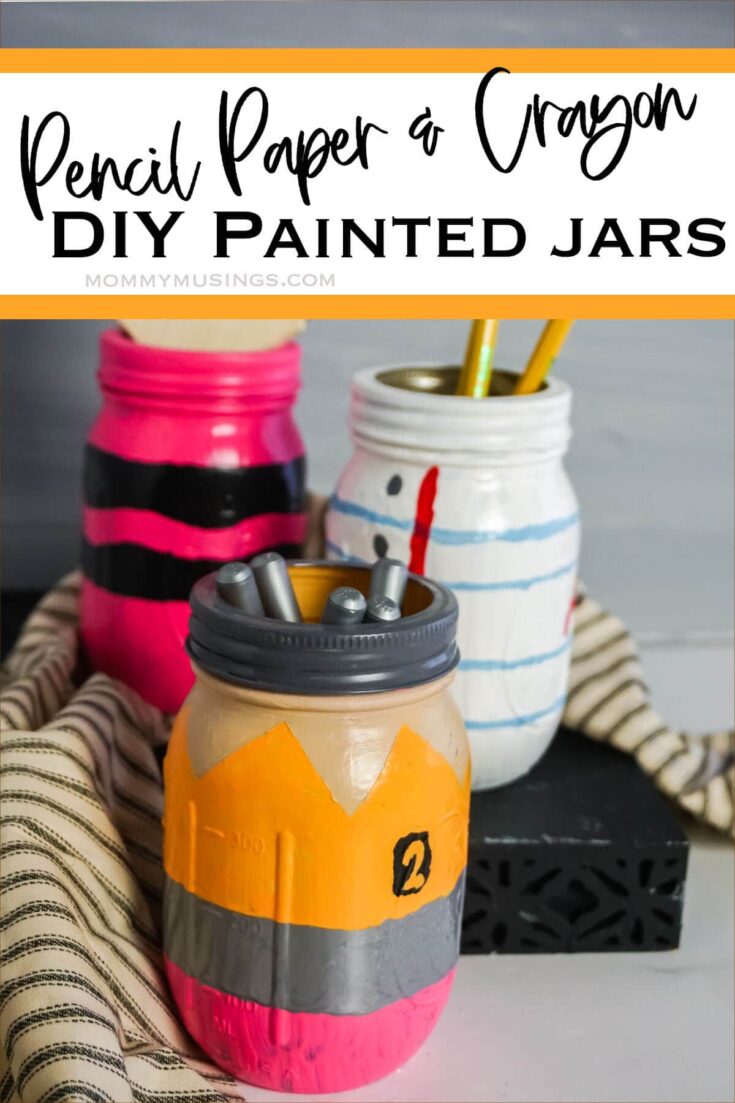 Painted Mason Jars - Adventures of a DIY Mom